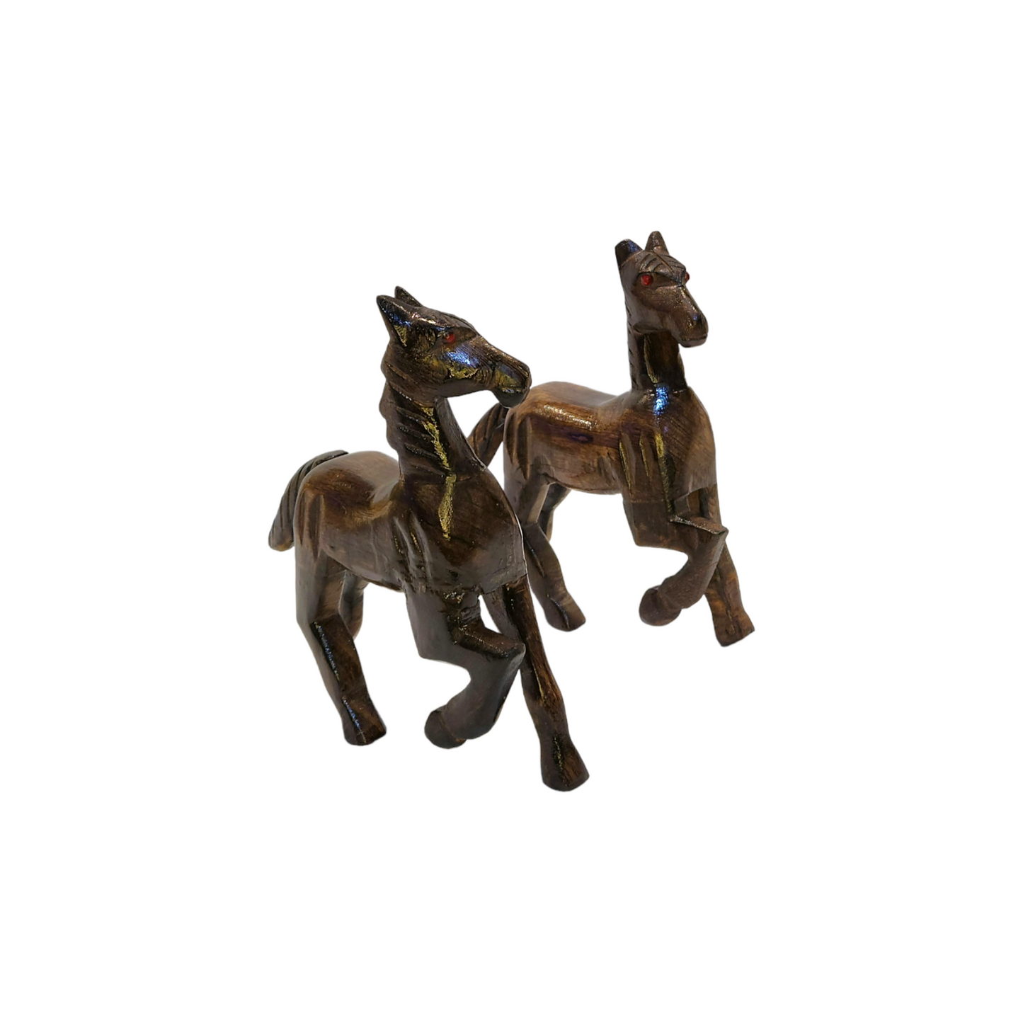 Wooden Horse Set of 2