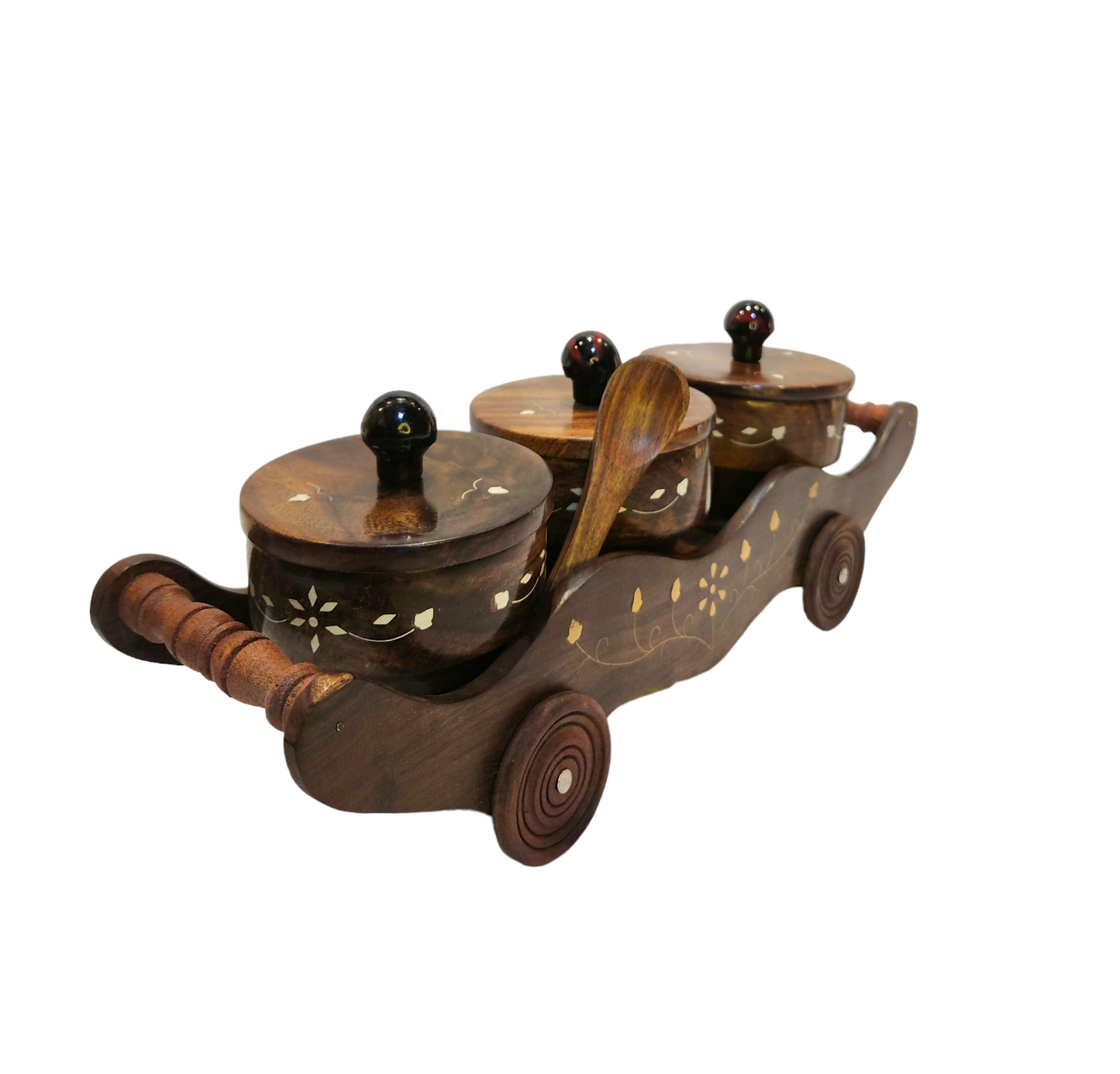 3 Bowl Cart Antique