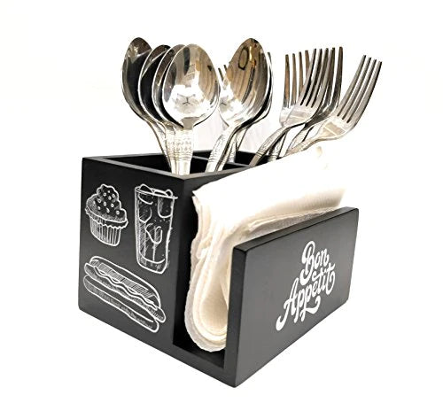 BON APPETIT CUTLERY AND TISSUE HOLDER