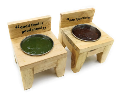 Chair Dip Bowl  Set Of 2