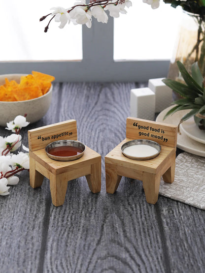 Chair Dip Bowl  Set Of 2