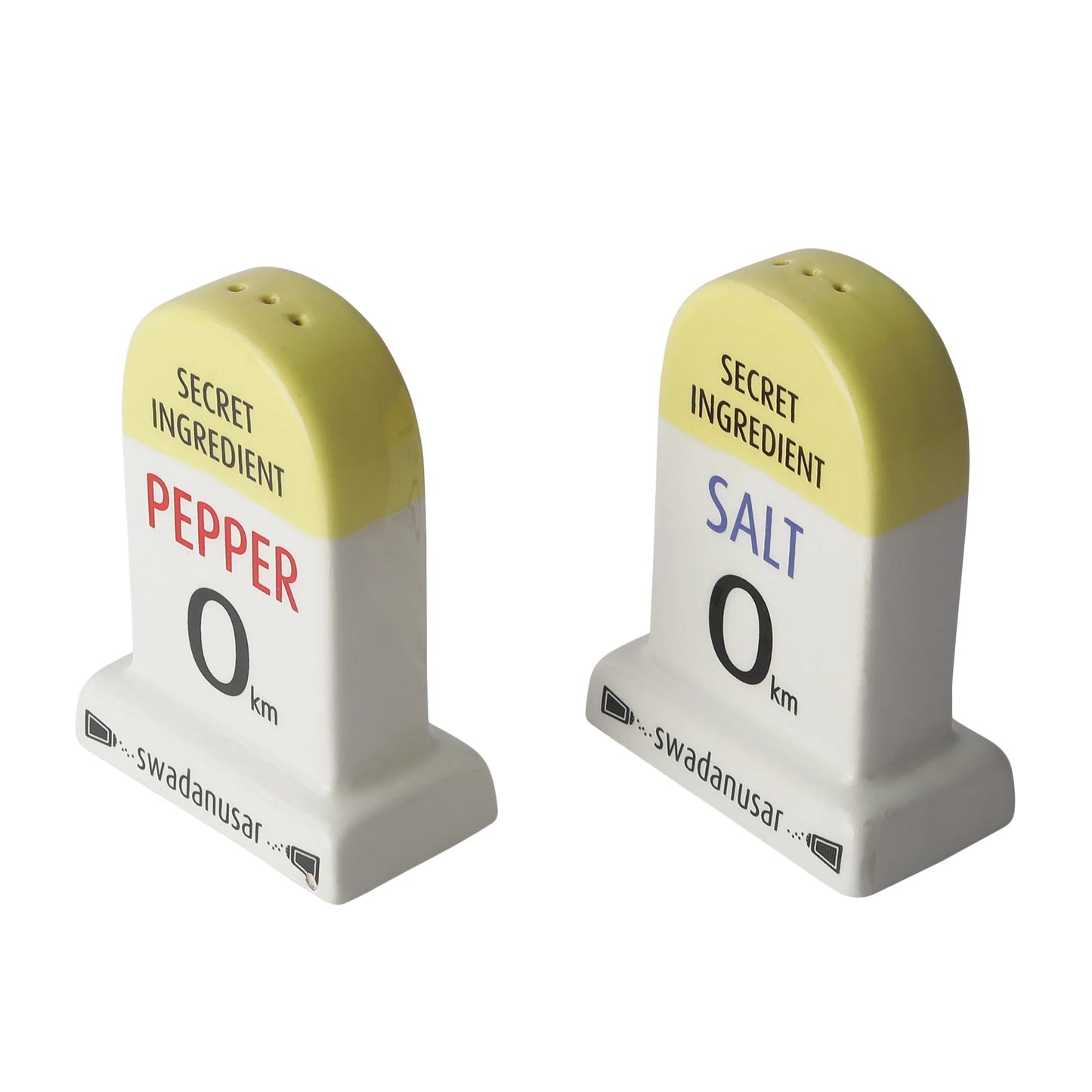 MILESTONE SALT PEPPER JAR SET OF 2