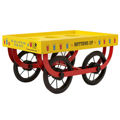 RANGEELA CART WITH GLASS SET OF 6